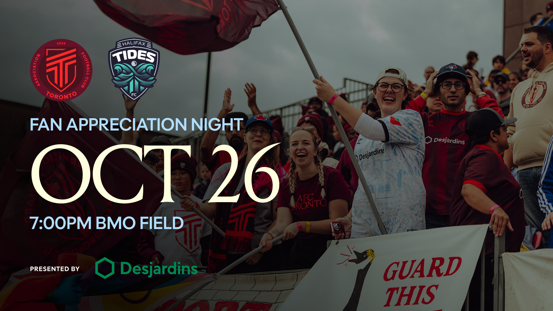 Desjardins Presents Fan Appreciation Night as AFC Toronto Closes Out the Regular Season