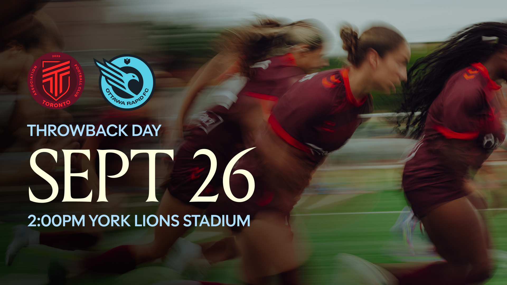 AFC Toronto Brings the ’90s Back to York Lions Stadium on Saturday, September 26