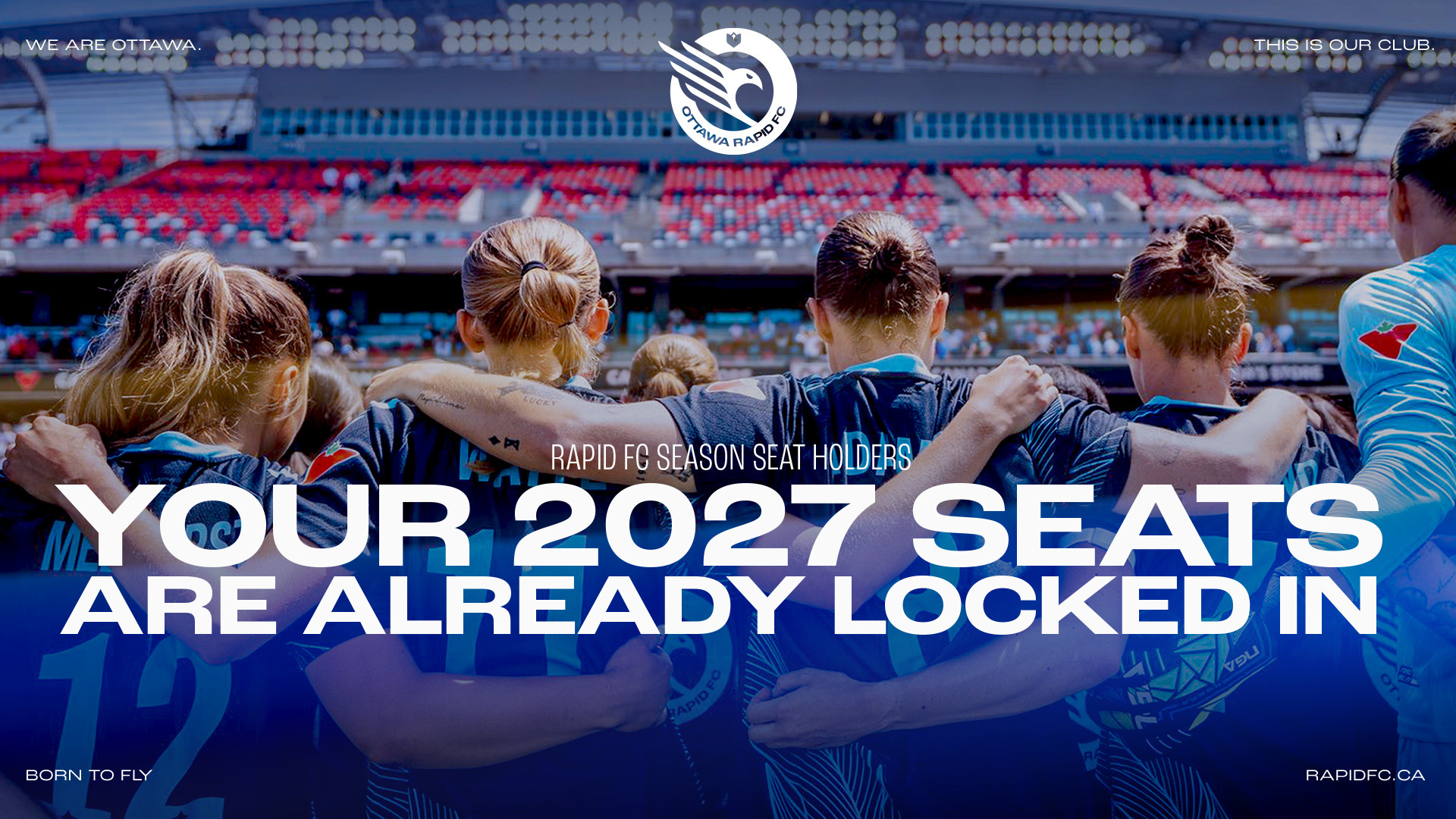 Rapid FC Season Seat Holders: your 2027 seats are already locked in
