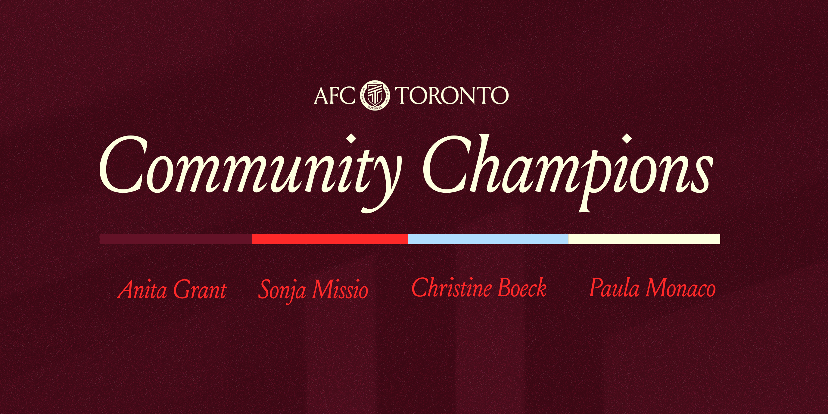 Rooted in Purpose: Celebrating AFC Toronto’s Inaugural Community Change Champions