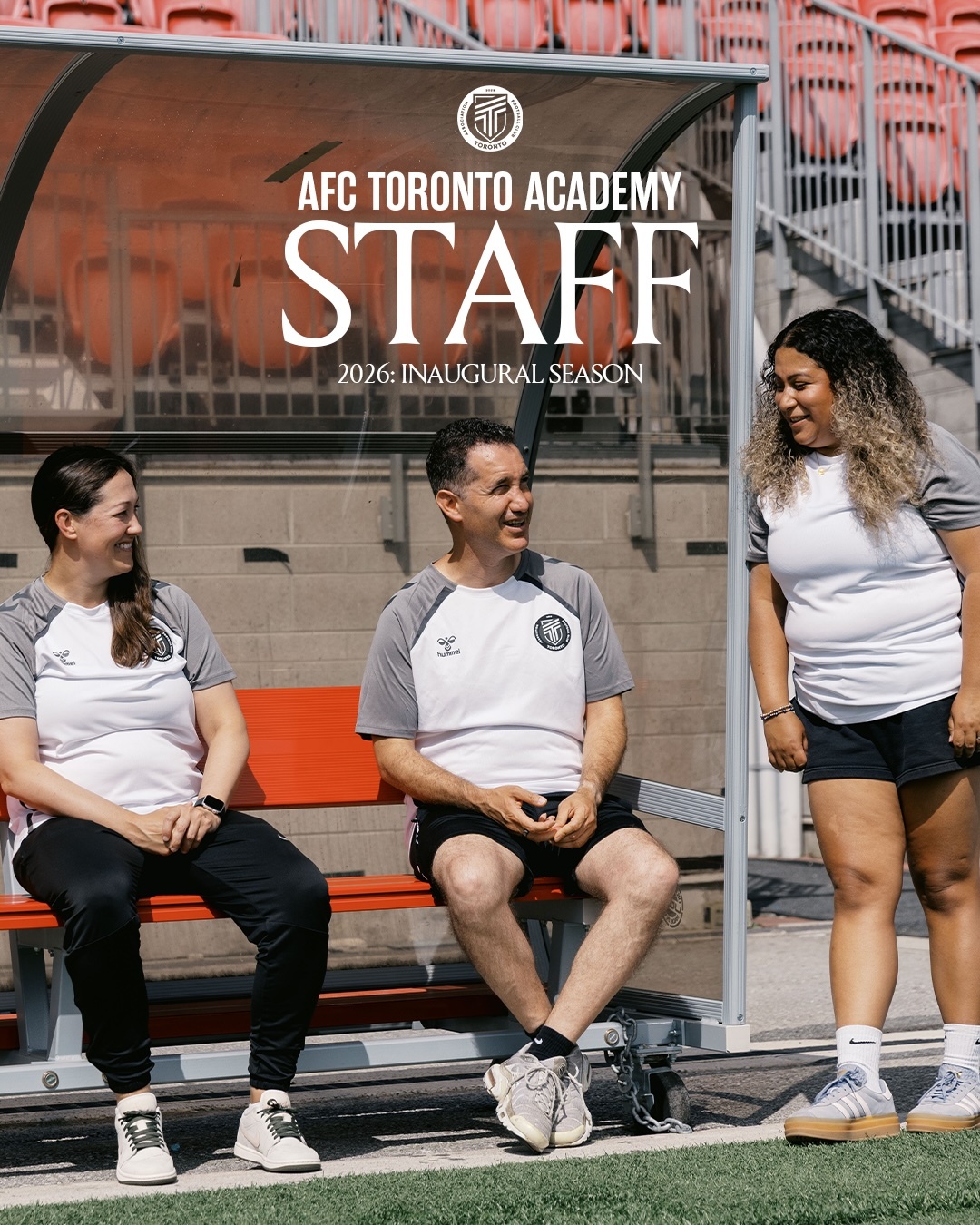 AFC Toronto announces the addition of Melissa Bigg, Joey Lombardi, and Melanie Jimenez to the AFC Toronto Academy Coaching Staff