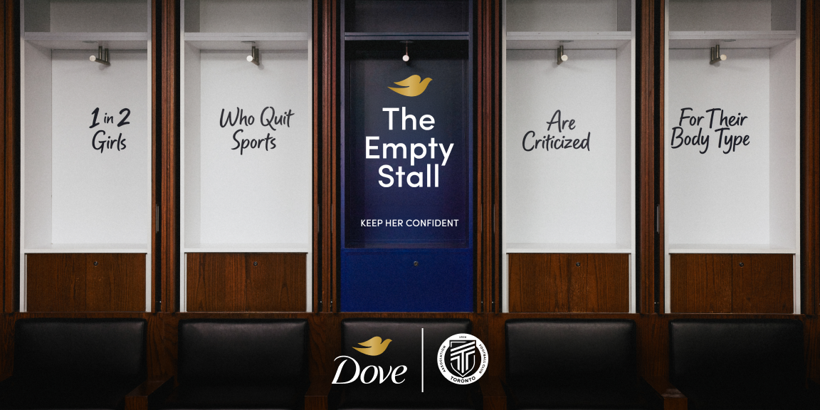 Dove and AFC Toronto Leave a Locker Empty to Spotlight the Girls Missing from Sport Due to Low Body Confidence