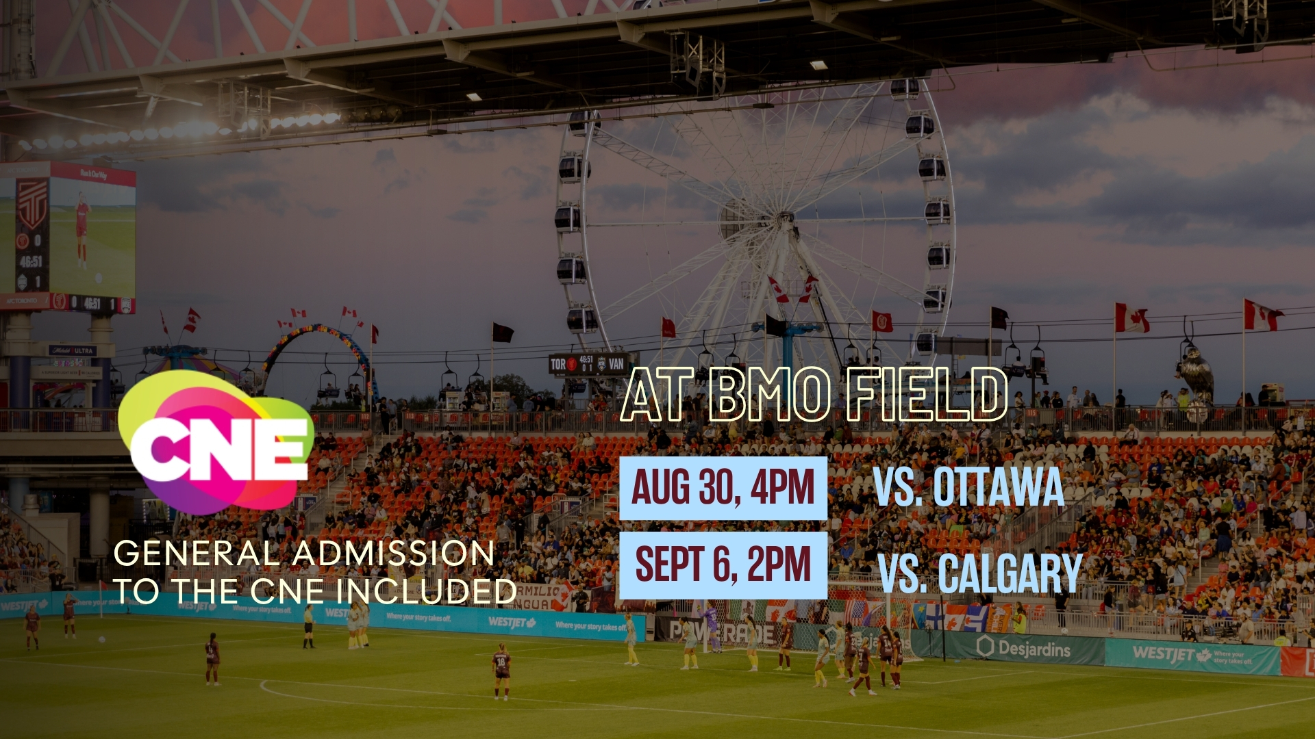 AFC Toronto Stays at BMO Field with Back-to-Back Matches During the CNE
