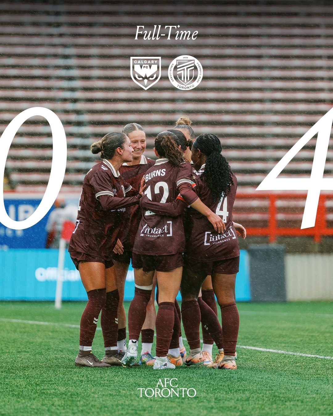 AFC Toronto Delivers Dominant 4-0 Win Over Calgary Wild FC