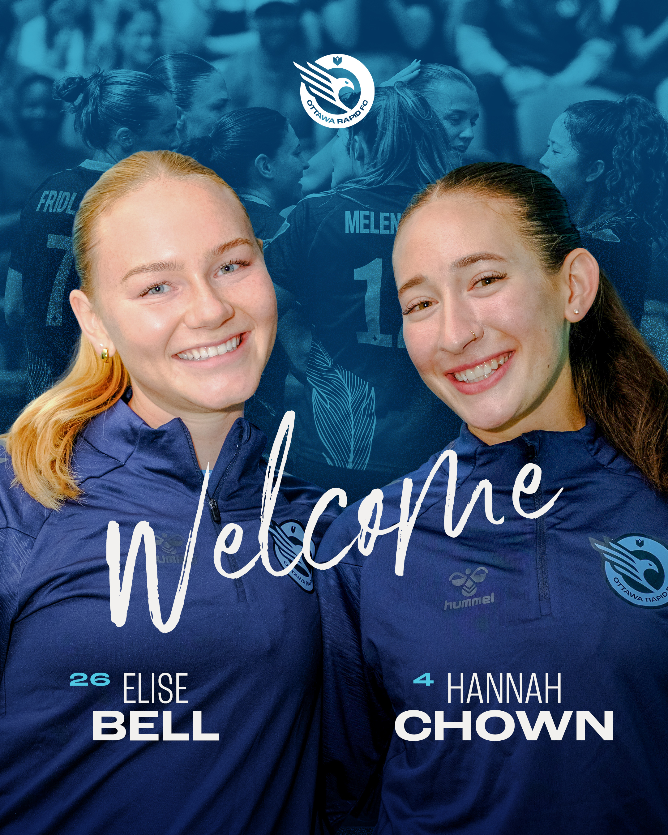 Ottawa Rapid FC adds defenders Hannah Chown and Elise Bell through 2026