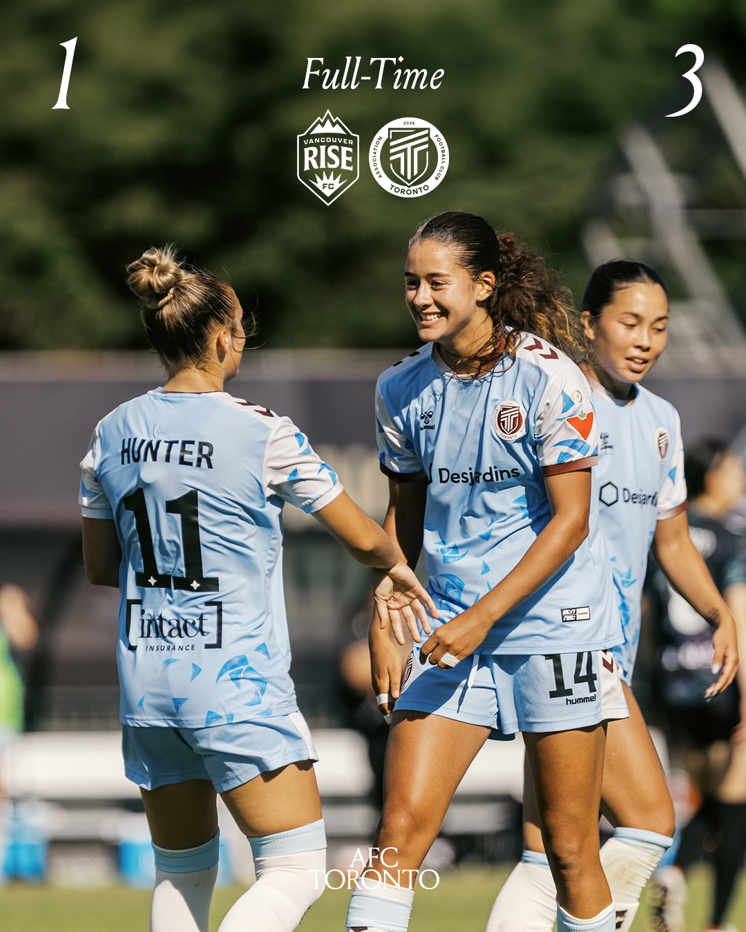 Red-Hot Lauren Rowe Powers AFC Toronto to 3-1 Victory Over Vancouver Rise FC