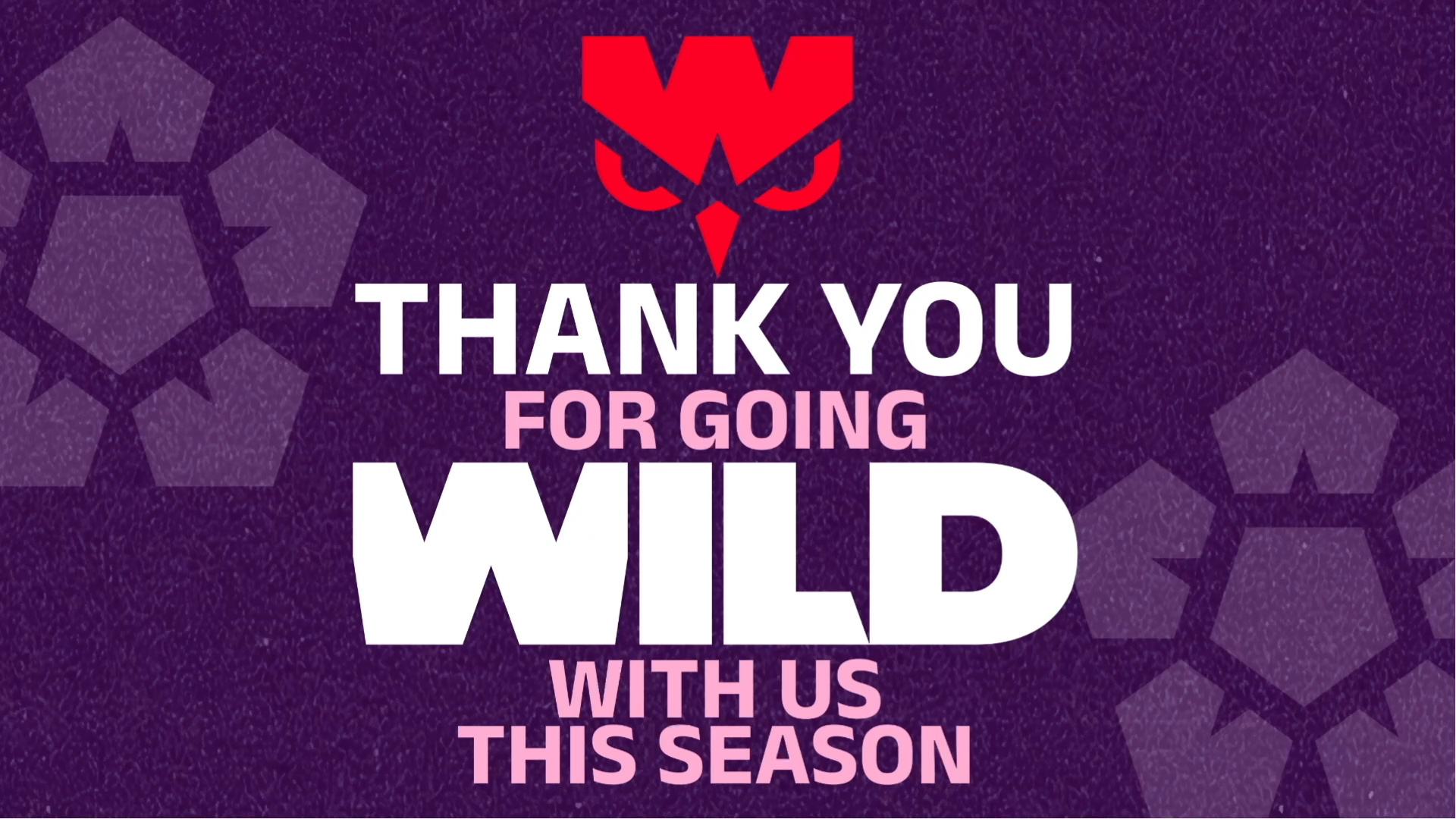 Thank you from the Calgary Wild