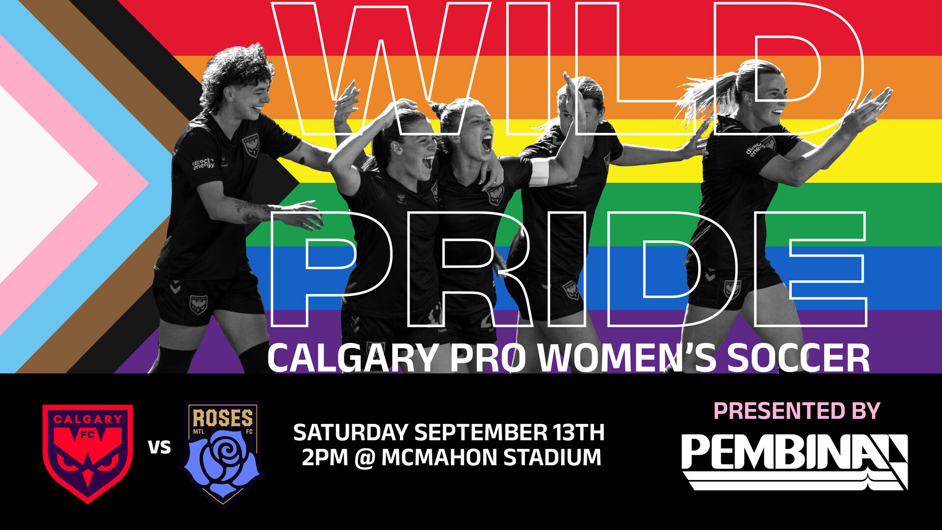 Calgary Wild FC Pride Match