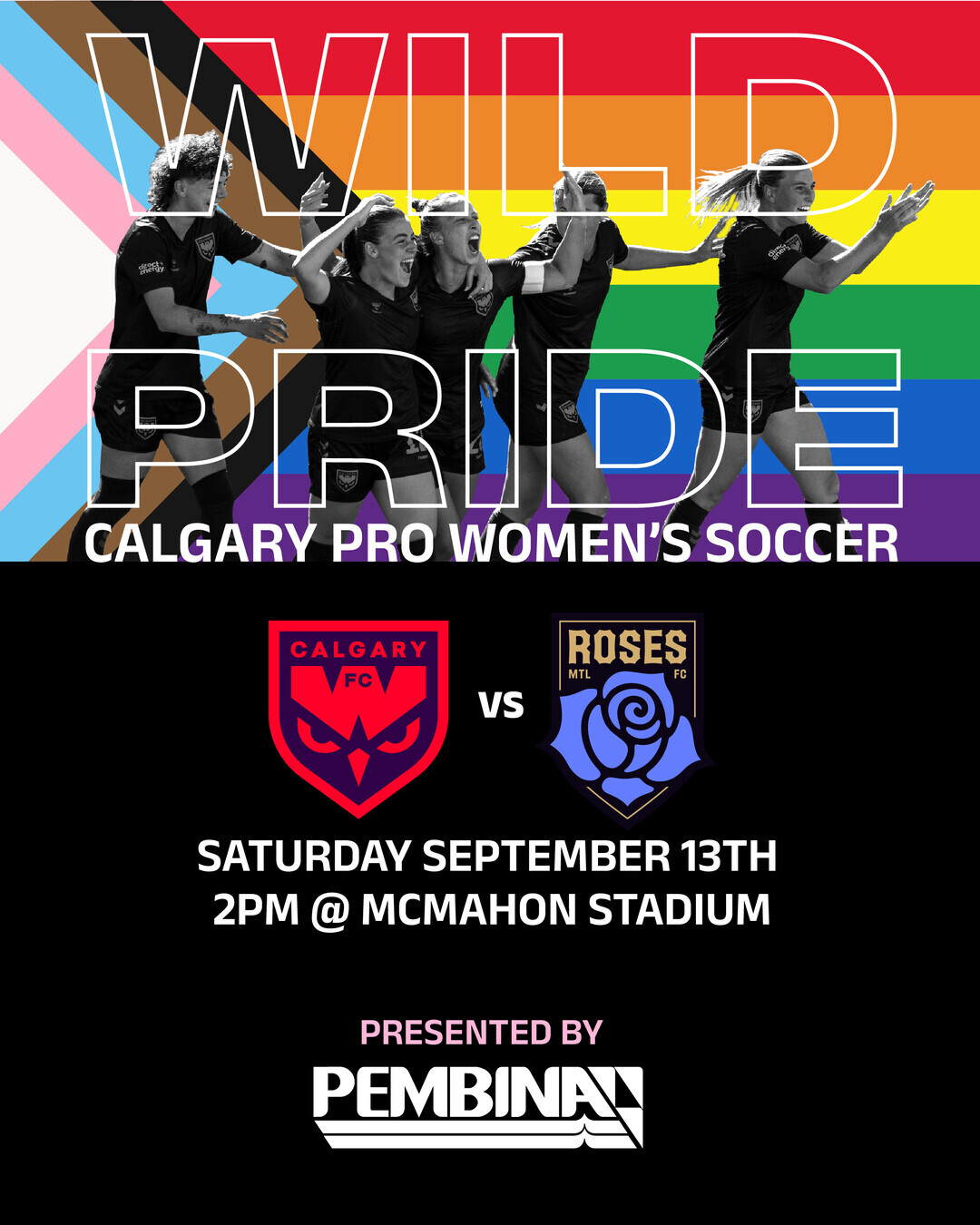 Calgary Wild FC Pride Match