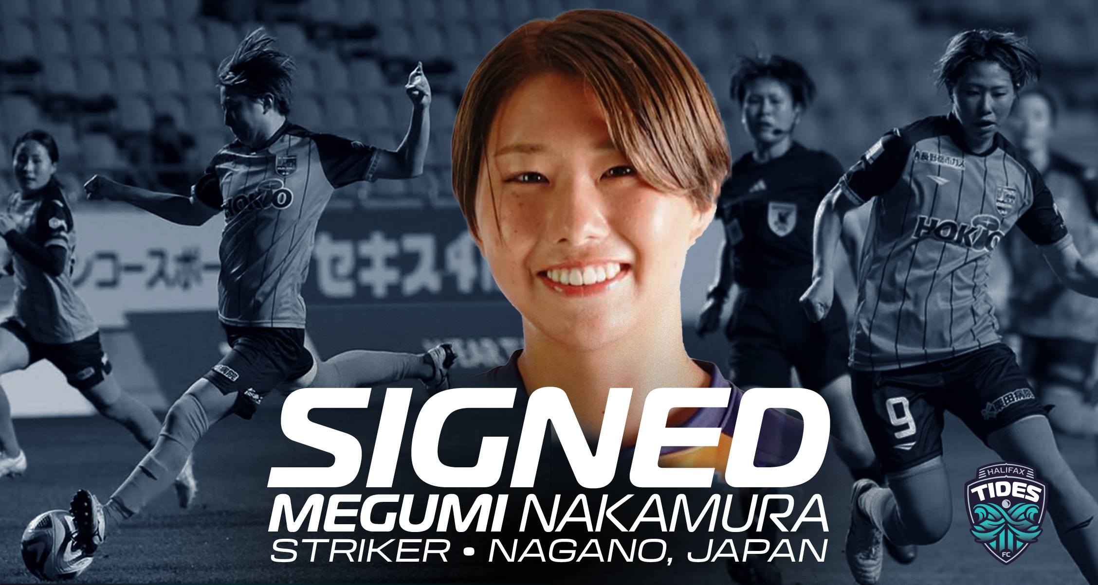 Welcome Megumi Nakamura to Halifax Tides FC