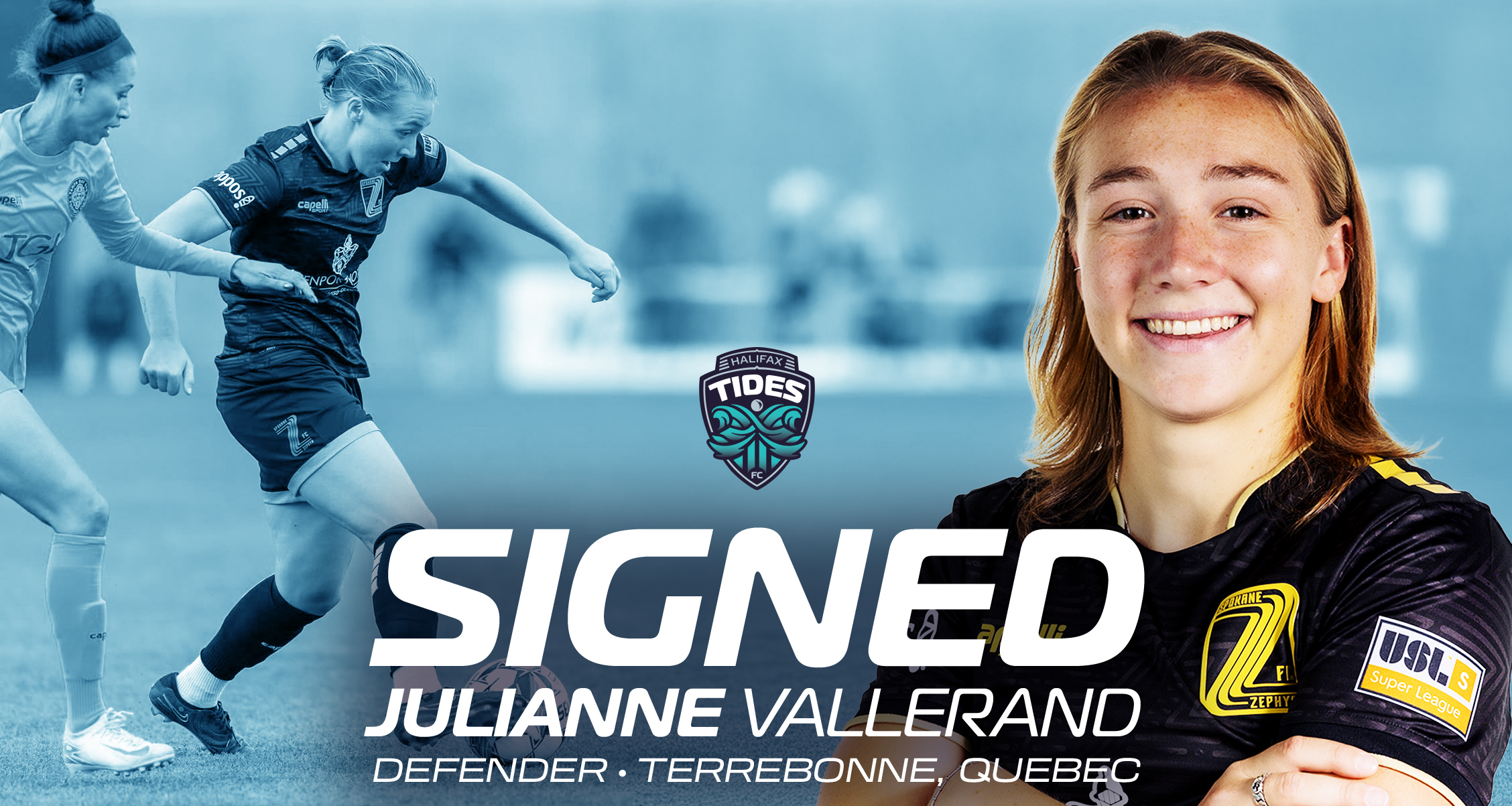 Welcome Julianne Vallerand to Halifax Tides FC