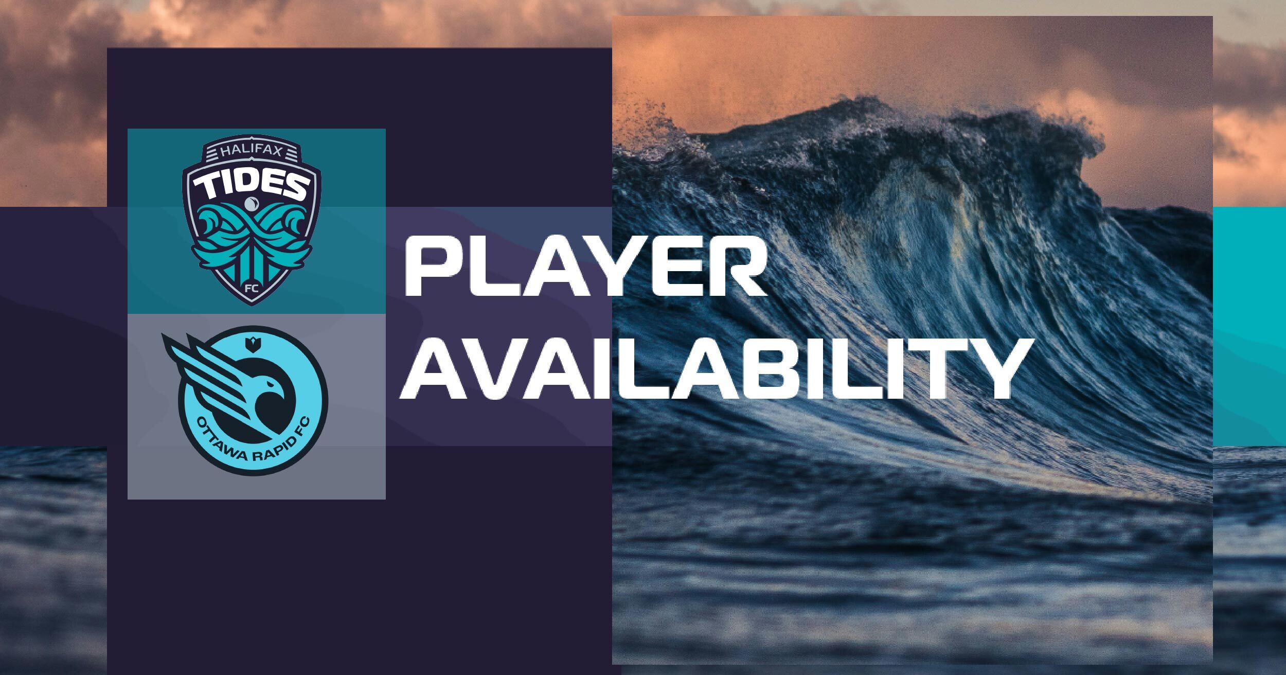 Player Availability Report: Halifax Tides FC vs. Ottawa Rapid FC