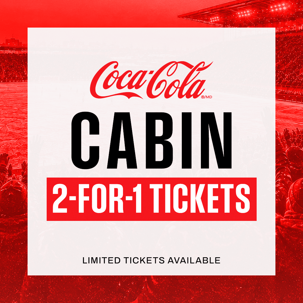 Coca-Cola Cabin. 2-for-1 tickets. Limited tickets available.