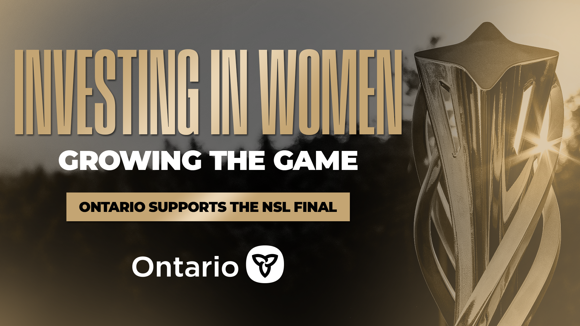 Ontario Supports 2025 NSL Final in Toronto