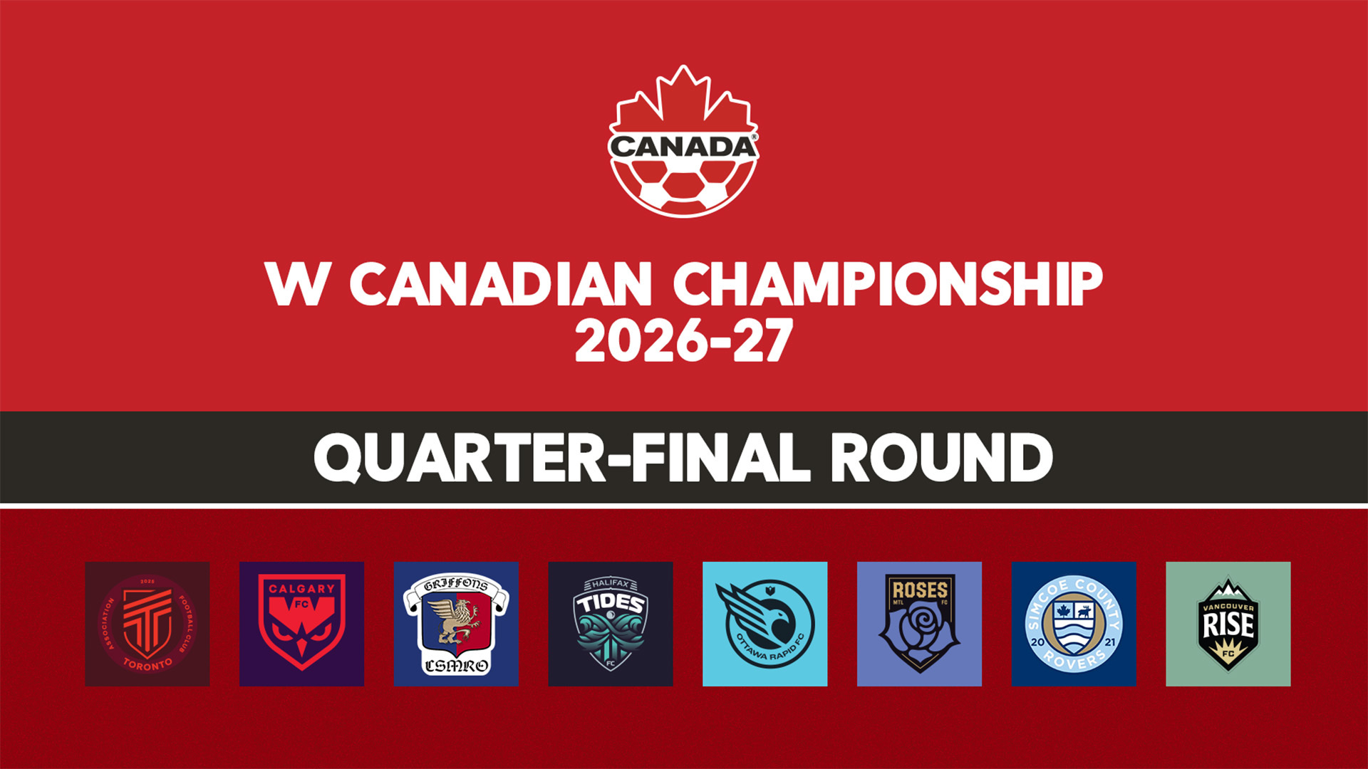 ROSES OPEN THEIR W CANADIAN CHAMPIONSHIP RUN ON AUGUST 12