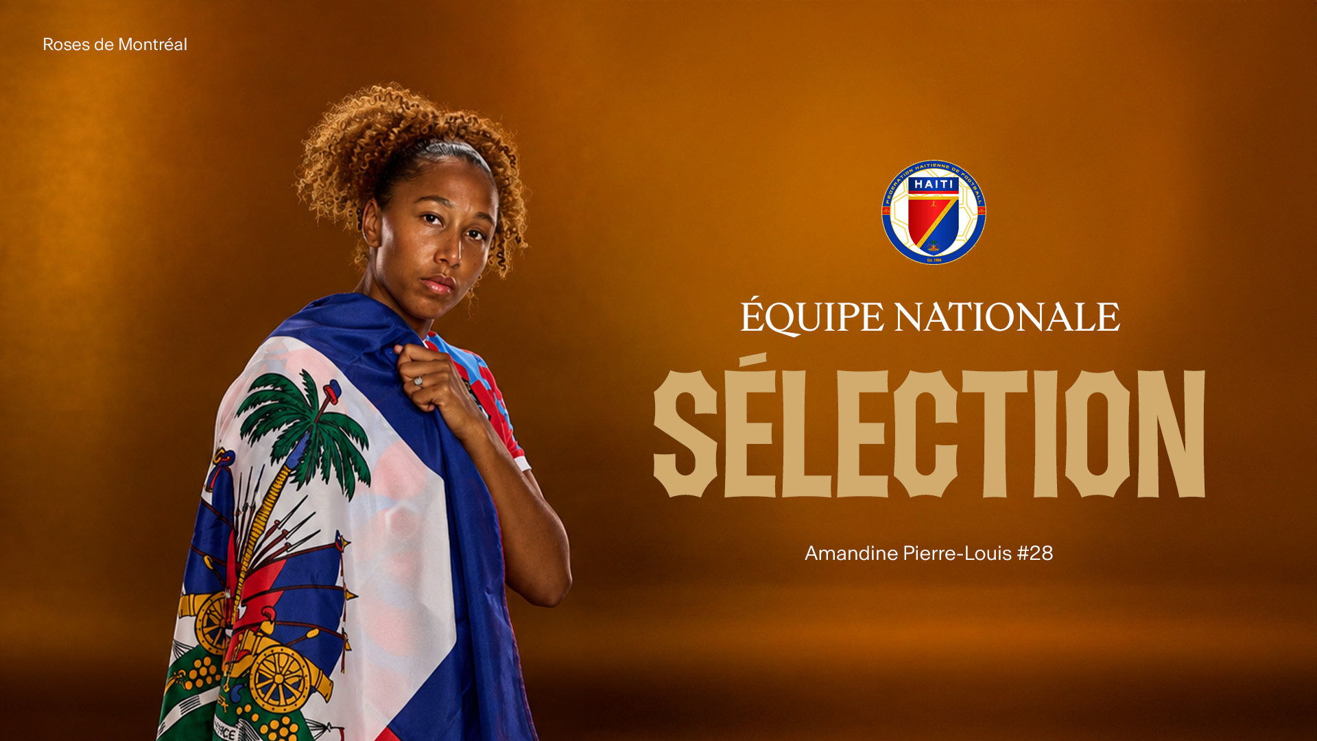 AMANDINE PIERRE-LOUIS SÉLECTIONNÉE AVEC L’ÉQUIPE NATIONALE D’HAÏTI