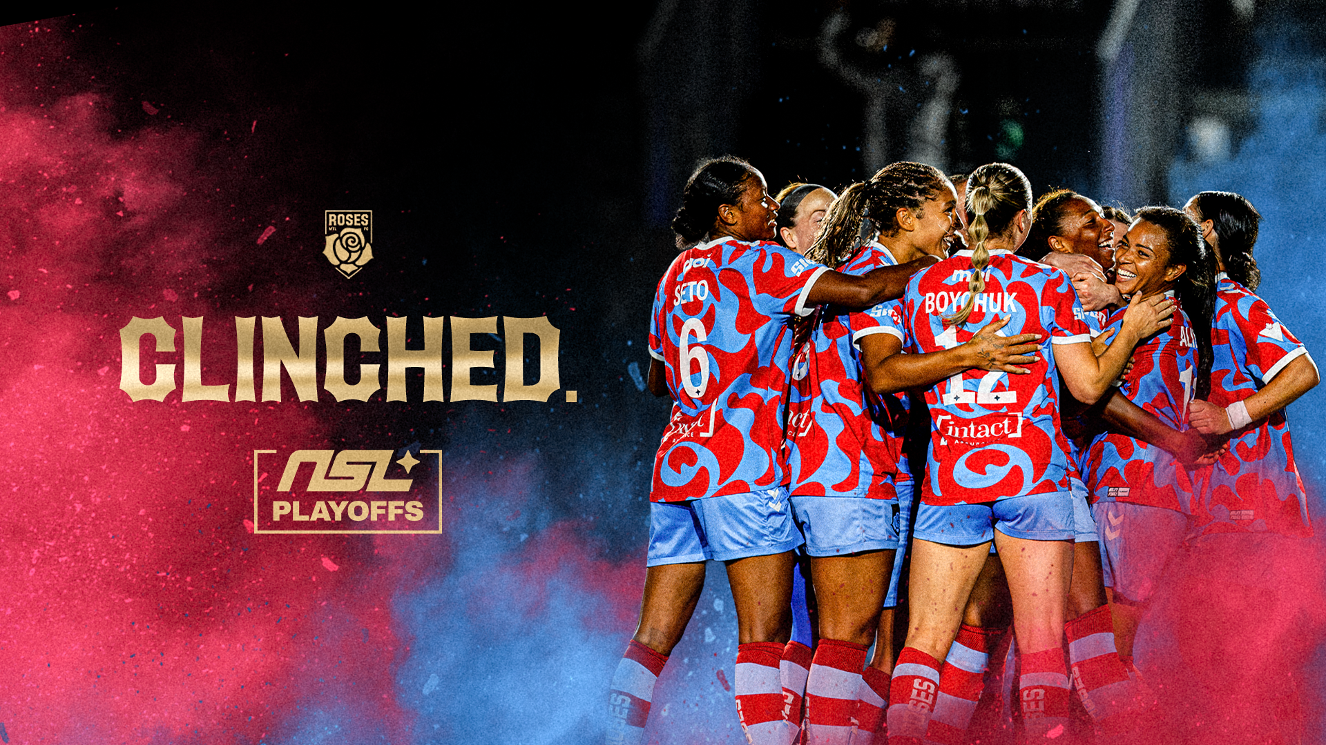 ROSES CLINCH PLAYOFF BERTH AND EXTEND UNBEATEN STREAK IN TENSE FINISH