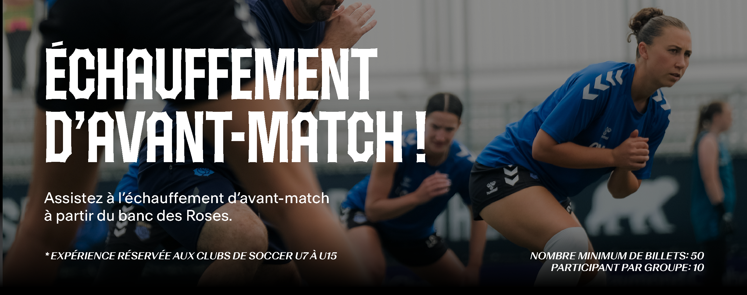 échauffement d’avant-match !