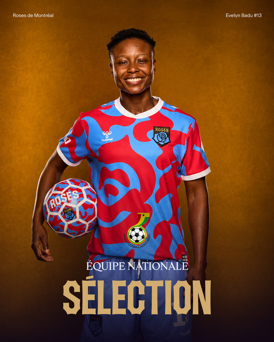 EVELYN BADU RETENUE PAR LE GHANA EN VUE DE LA COUPE D'AFRIQUE DES NATIONS