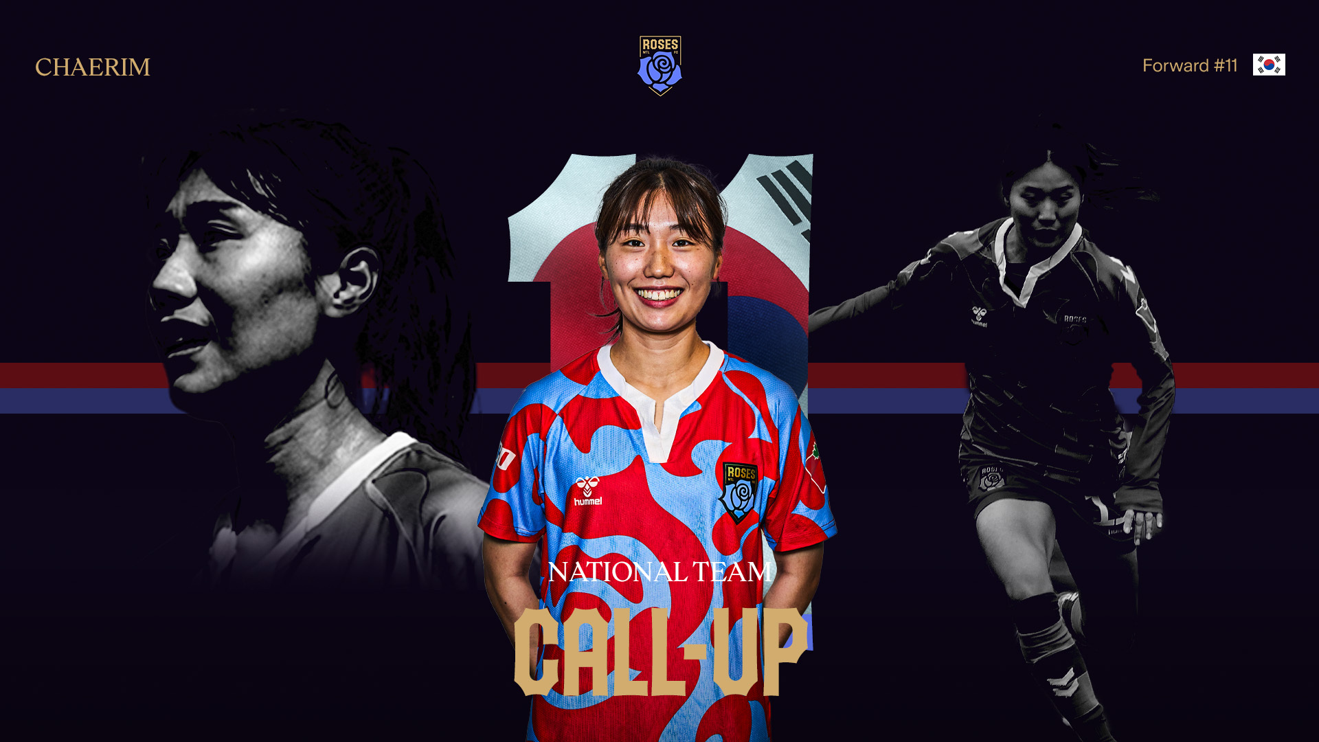 CHAERIM CALLED UP BY SOUTH KOREA