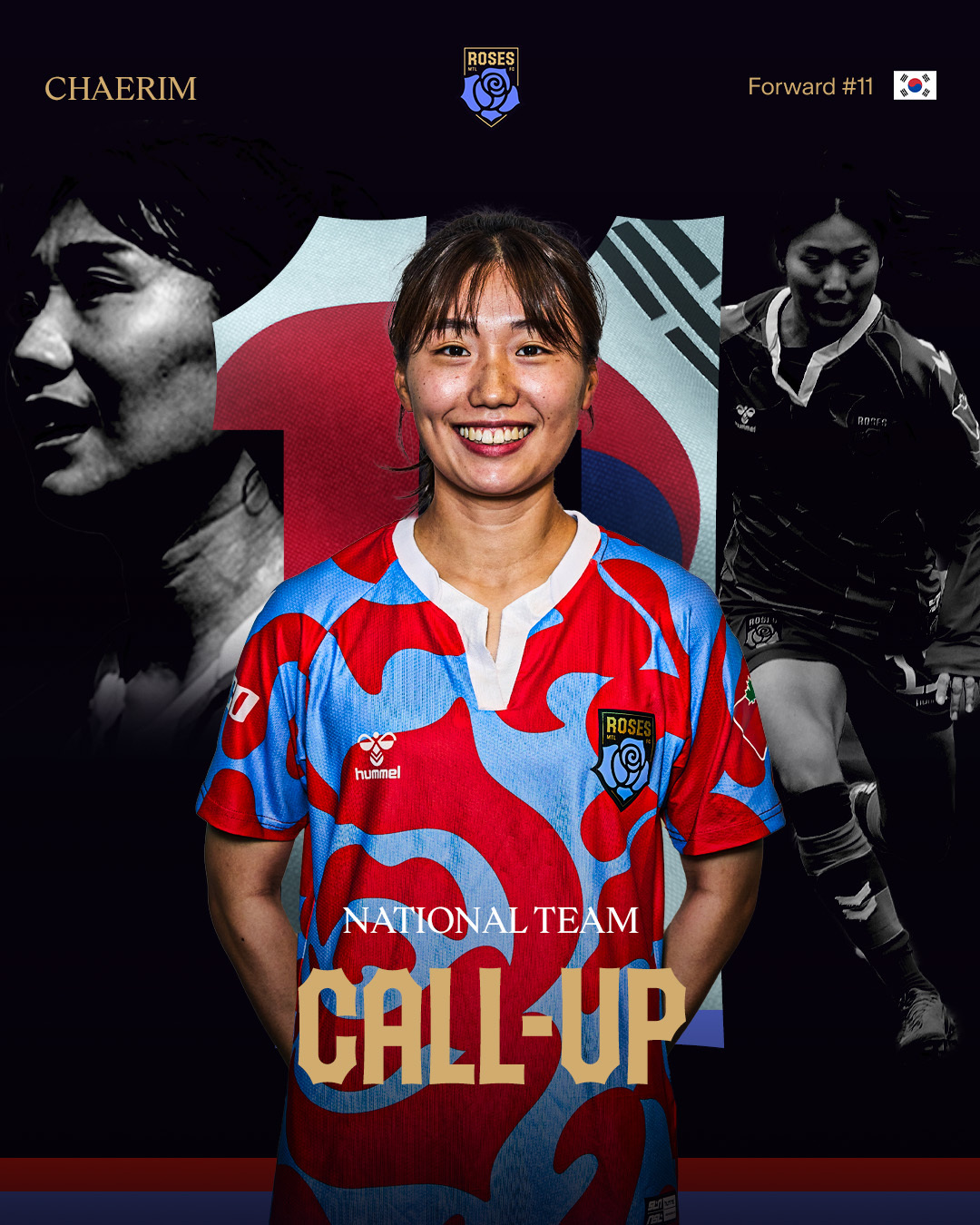 CHAERIM CALLED UP BY SOUTH KOREA