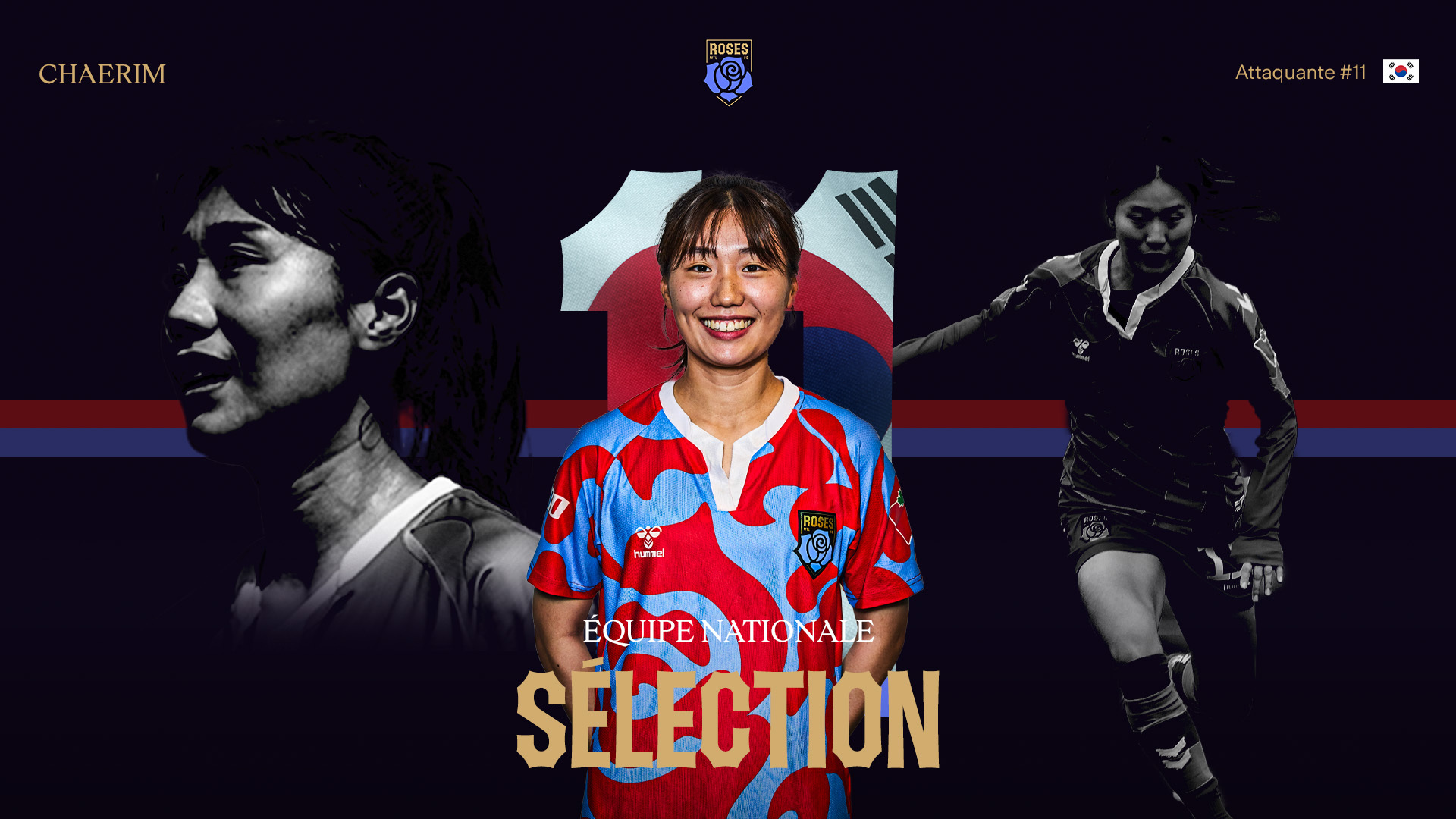 CHAERIM KANG SÉLECTIONNÉE PAR LA CORÉE DU SUD