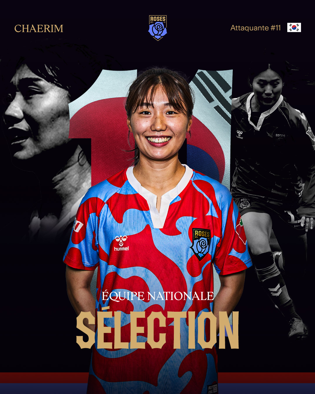 CHAERIM KANG SÉLECTIONNÉE PAR LA CORÉE DU SUD