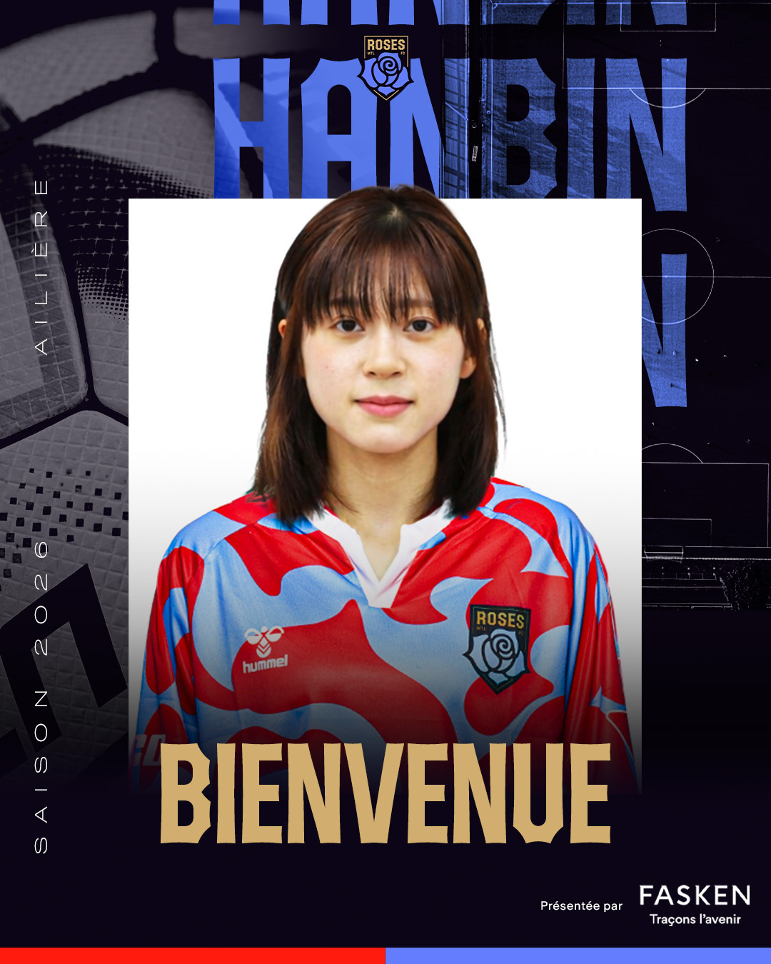 L'INTERNATIONALE SUD-CORÉENNE HANBIN CHOI REJOINT LES ROSES DE MONTRÉAL