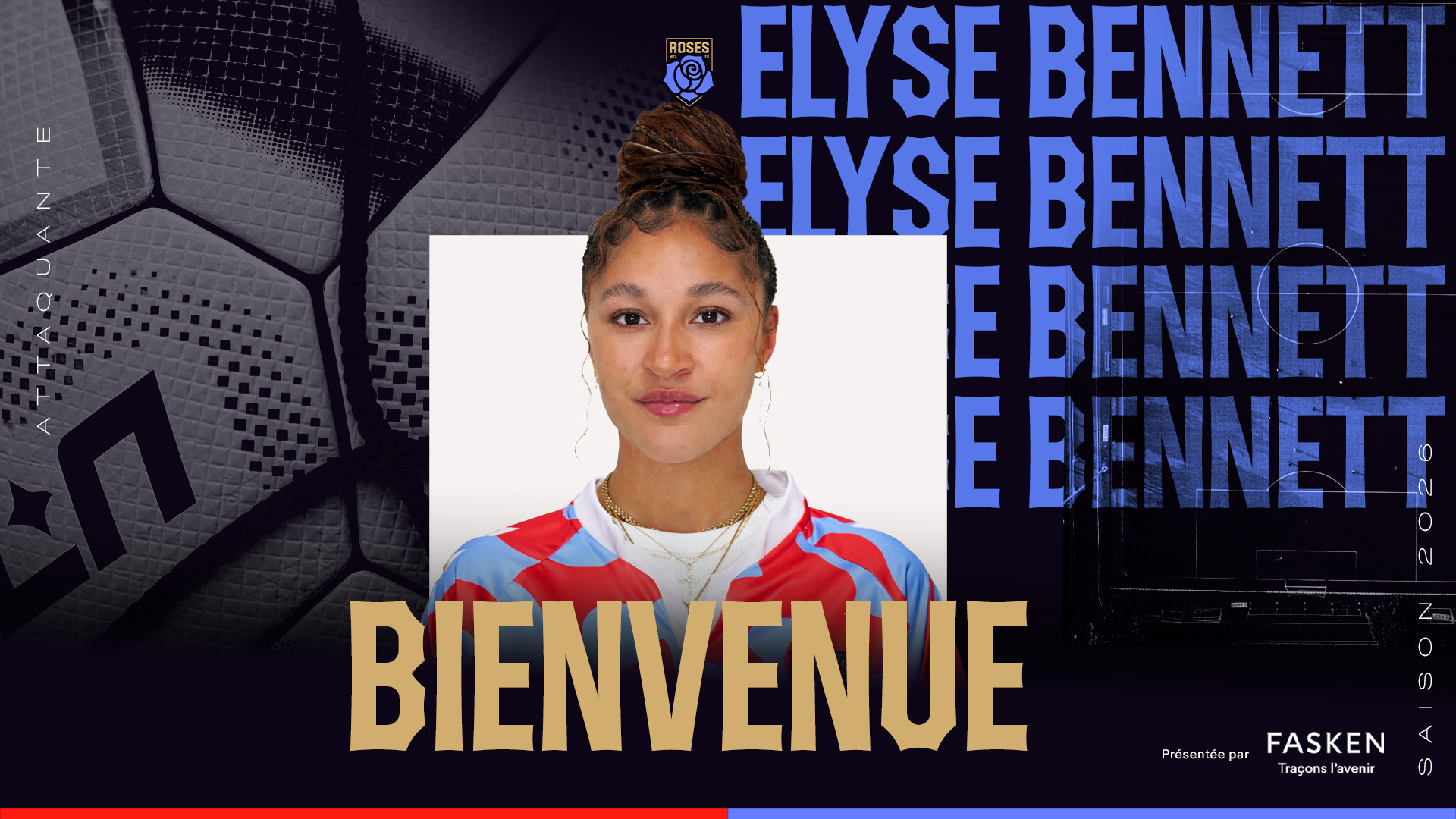 LES ROSES DE MONTRÉAL SIGNENT L’ATTAQUANTE AMÉRICAINE ELYSE BENNETT