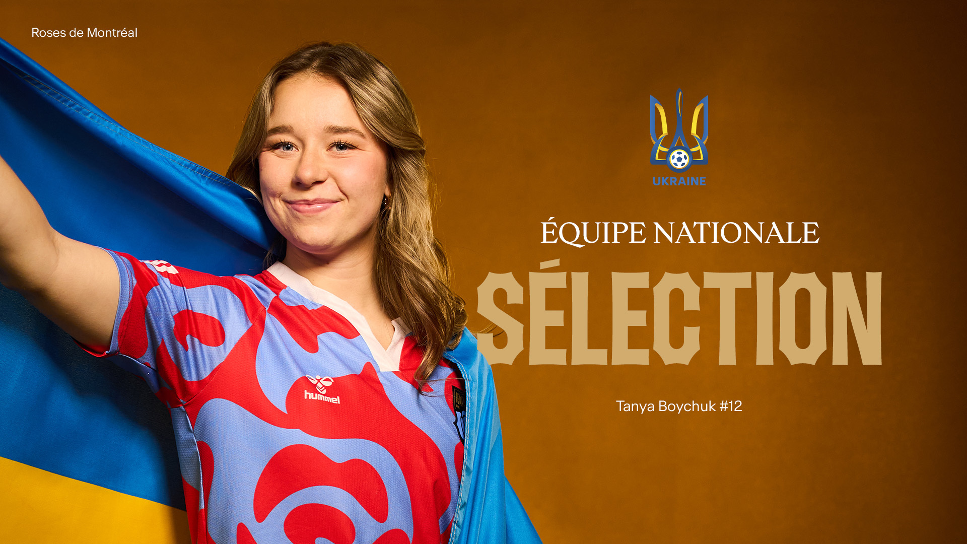 TANYA BOYCHUK SÉLECTIONNÉE PAR L’UKRAINE POUR LES BARRAGES DE LA COUPE DU MONDE