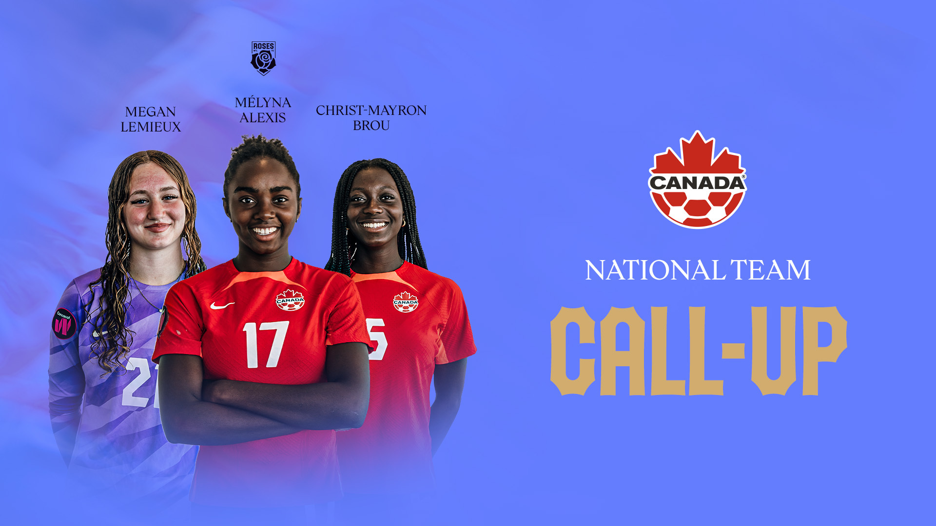 THREE ROSES PLAYERS SELECTED FOR FIFA U-17 WOMEN’S WORLD CUP