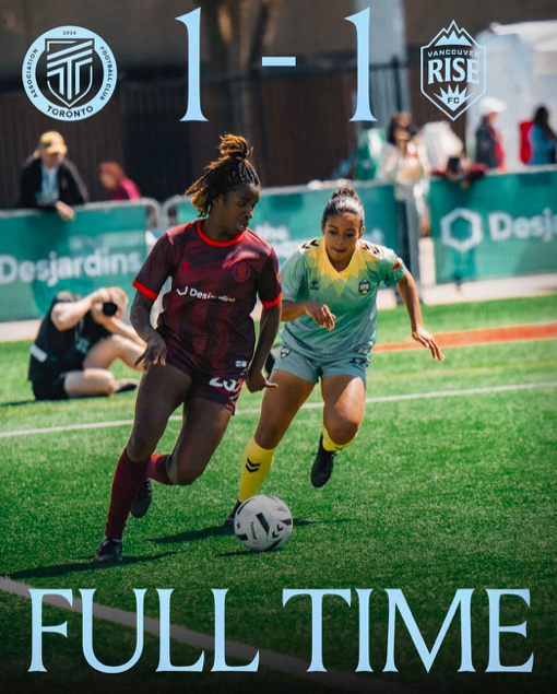 AFC Toronto vs. Vancouver Rise FC Match Recap 05/11