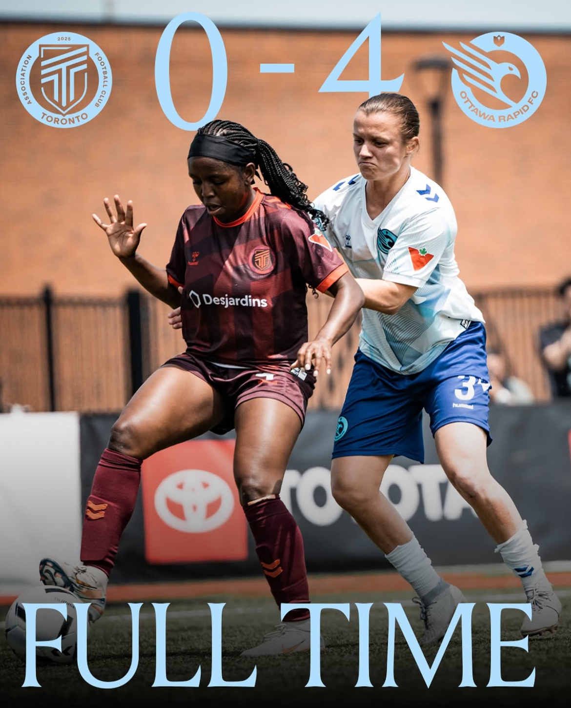 AFC Toronto vs. Ottawa Rapid FC Match Recap 06/07