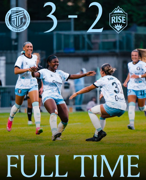 AFC Toronto vs. Vancouver Rise FC Match Recap 06/11