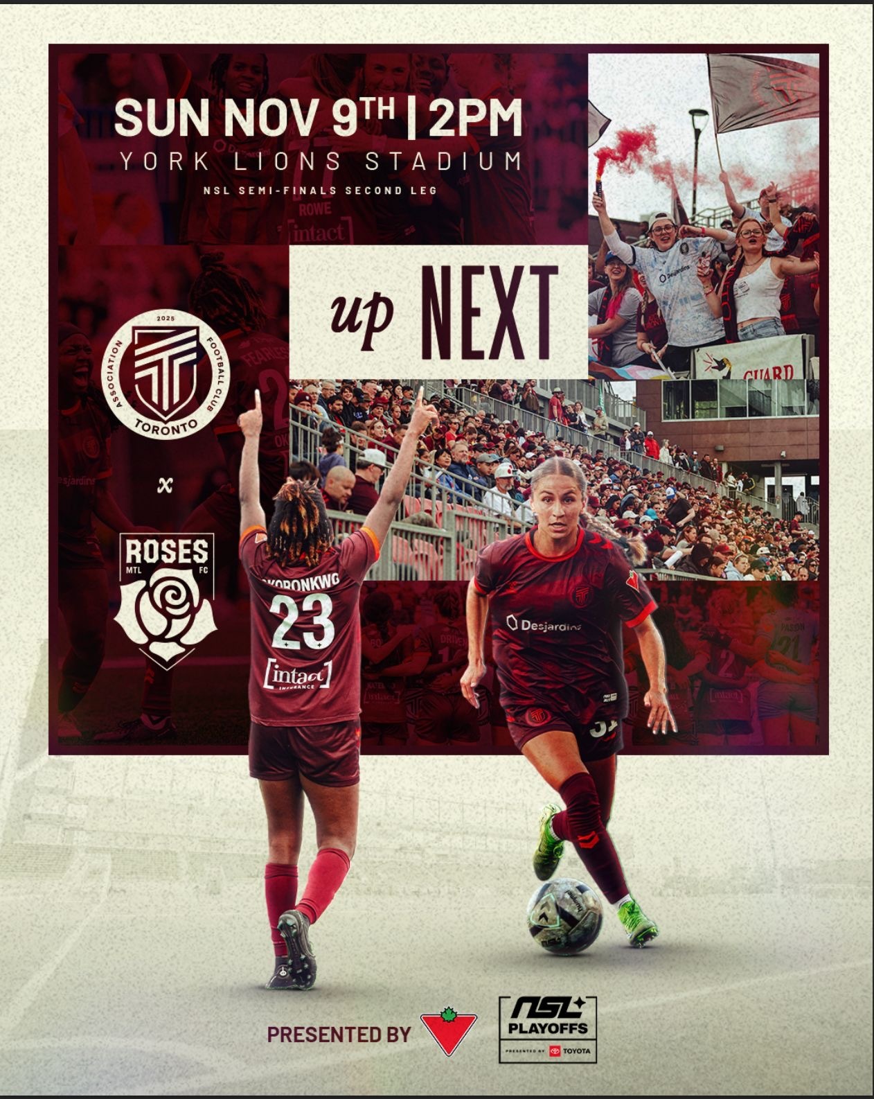 AFC Toronto vs. Montreal Roses FC - Semifinal Leg Two | Match Preview 11/09