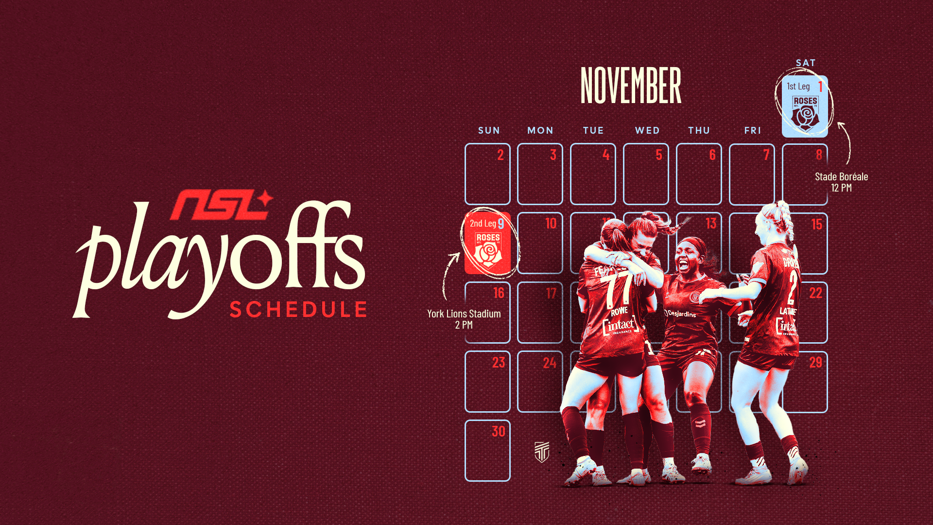 AFC Toronto Schedule