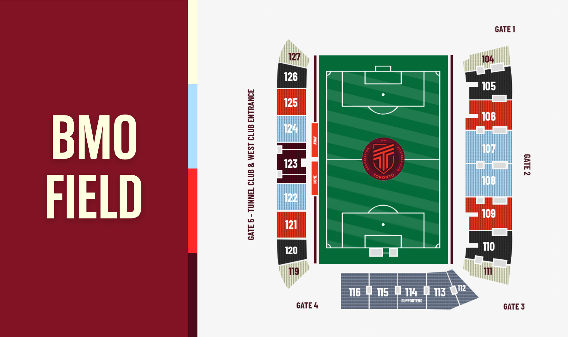 BMO Field Map
