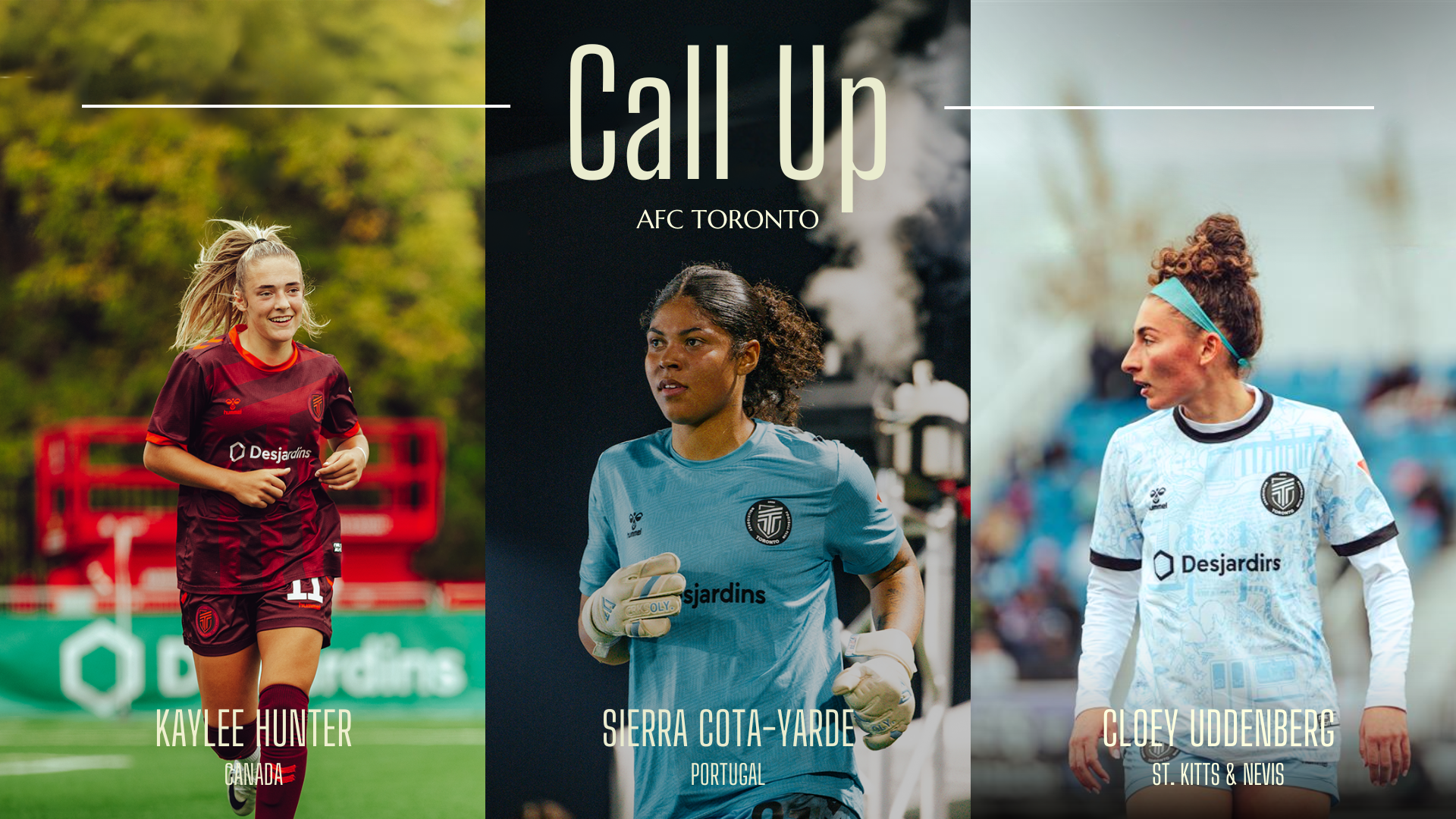 Three AFC Toronto Players Step onto the International Stage