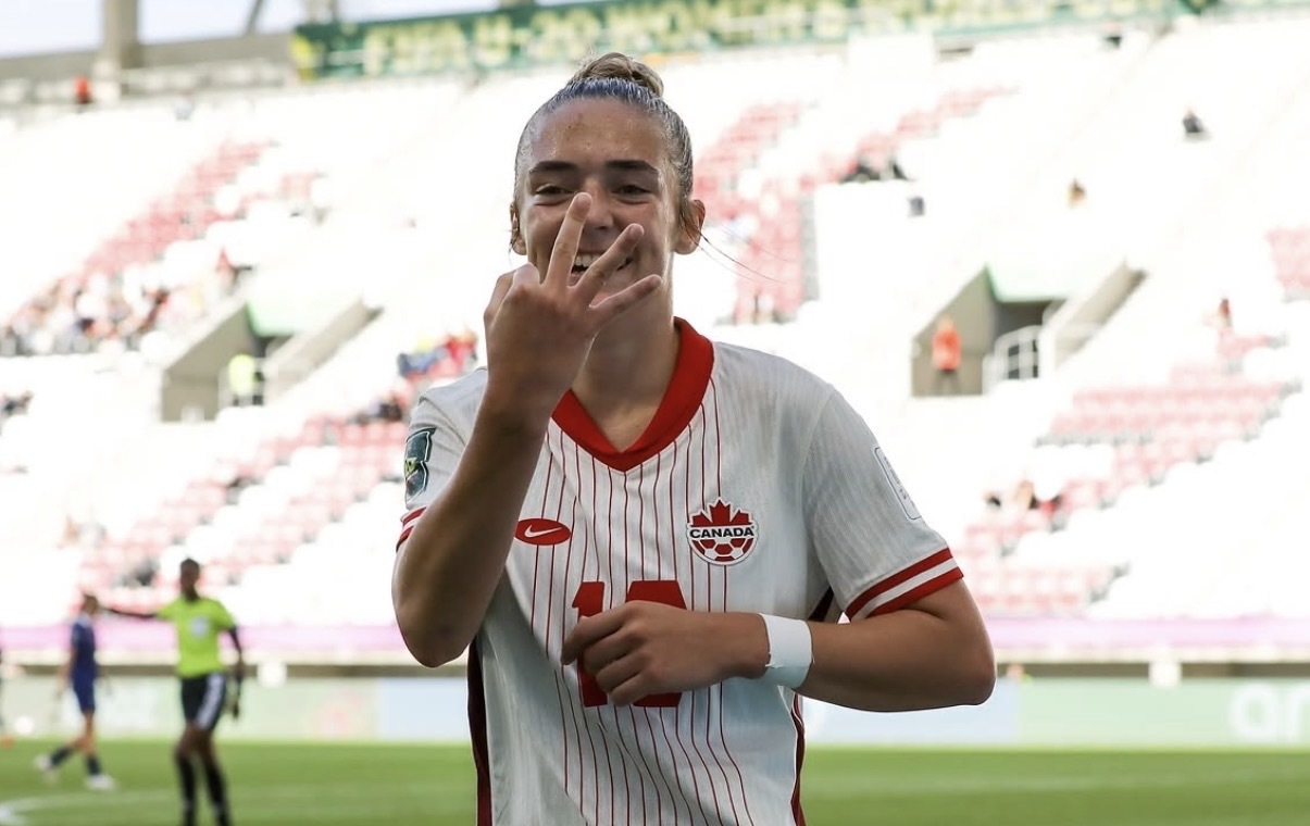 Northern Super League Celebrates AFC Toronto's Kaylee Hunter After Hat Trick Sends Canada to FIFA U-20 Women's World Cup Quarter-Finals