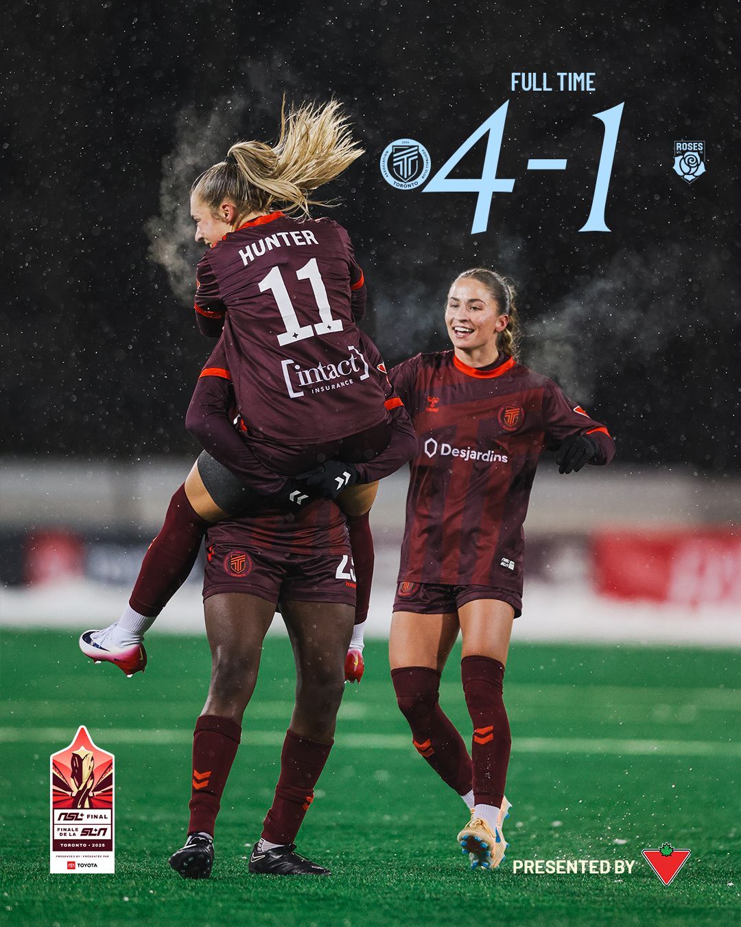 Match Recap: AFC Toronto Advance to Inaugural NSL Final with Dominant 4-1 Semifinal Win | 11/10