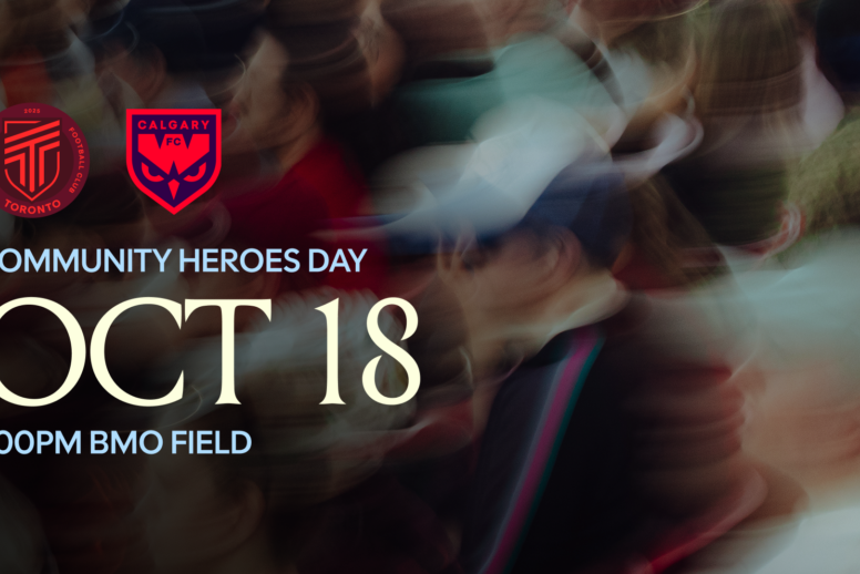 AFC Toronto Returns to BMO Field for Community Heroes Day as Supporters’ Shield Race Heats Up