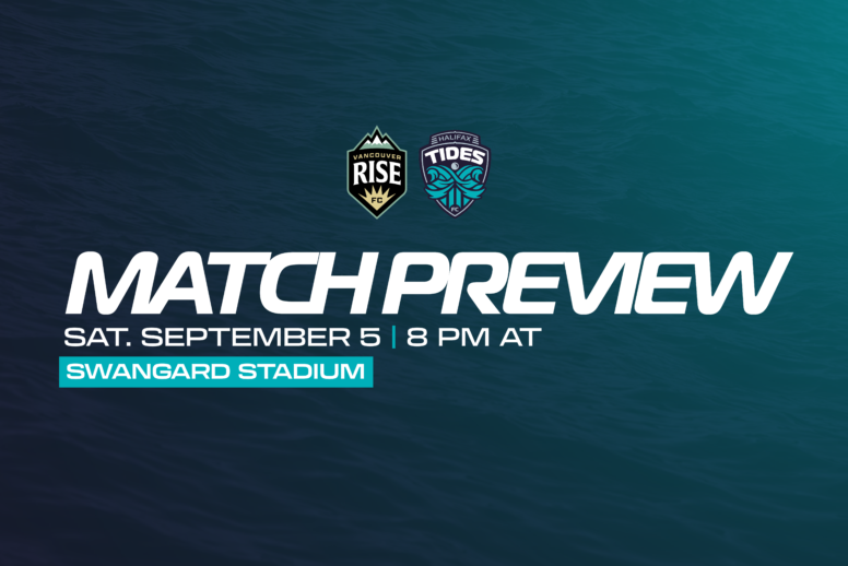 Match Preview: Tides Travel to Vancouver for Key Playoff Race Matchup