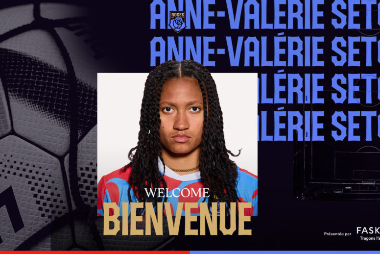 MONTRÉAL ROSES SIGN LOCAL PLAYER ANNE-VALÉRIE SETO