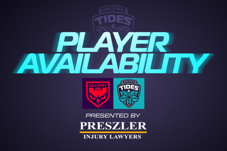 Player Availability Report: Halifax Tides FC vs. Calgary Wild FC