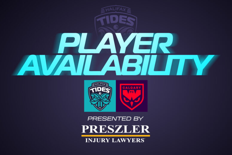 Player Availability Report: Halifax Tides FC vs. Calgary Wild FC
