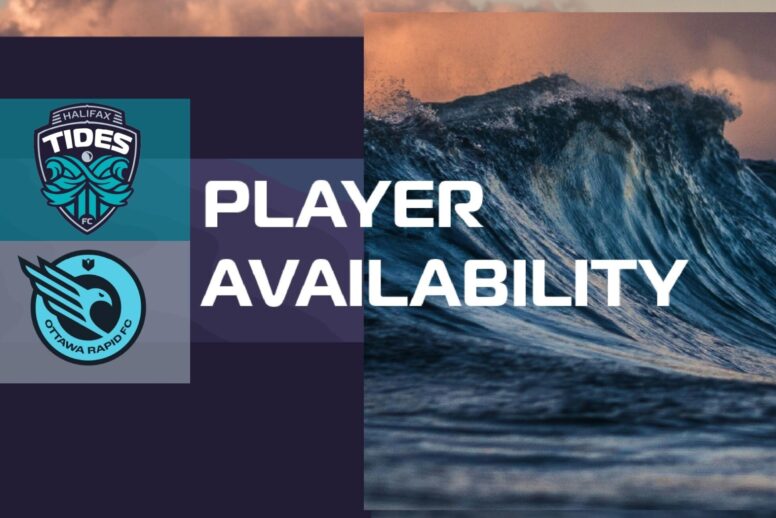 Player Availability Report: Halifax Tides FC vs. Ottawa Rapid FC