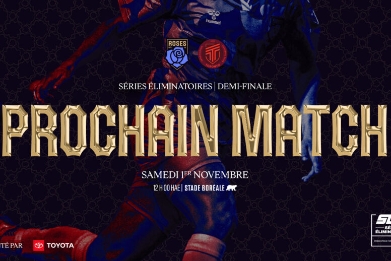 LES ROSES DE MONTRÉAL ACCÈDENT AUX TOUTES PREMIÈRES SÉRIES ÉLIMINATOIRES DE LA SUPER LIGUE DU NORD