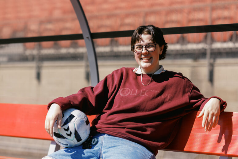Pride off the Pitch: Abby (she/they)
