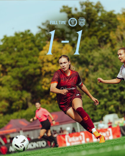 Match Recap: AFC Toronto Ties Halifax Tides FC 1-1 in Final Meeting of the Season | 09/21