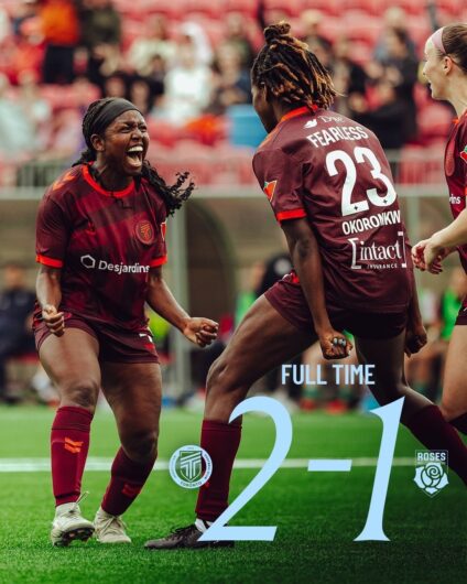 Match Recap: AFC Toronto Finishes Season Strong with 2-1 Defeat of Montréal Roses at Home | 10/19